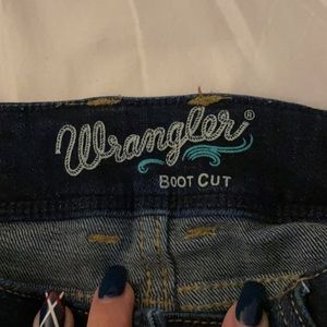 Wrangle Boot Cut Jeans Size 7/8.